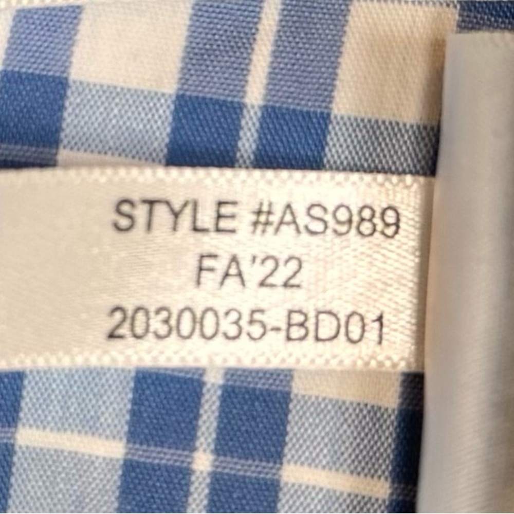 J.Crew Performance Blue Gingham Button Down Shirt… - image 8